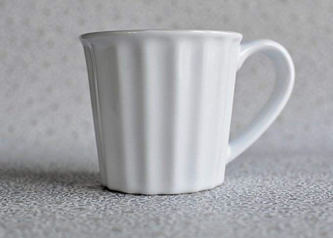 White Stoneware Coffee Cup | Ib Laursen | Willekulla Country Style | Frontside