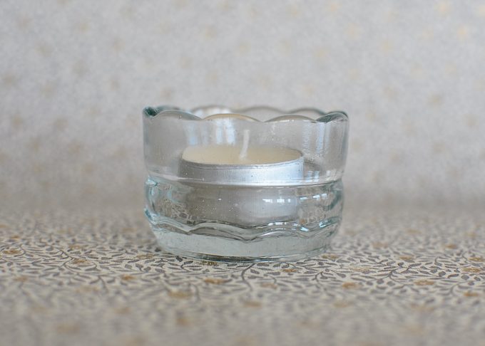 Small Tea Light Holder in Glass | Ib Laursen | Willekulla Country Style | Front