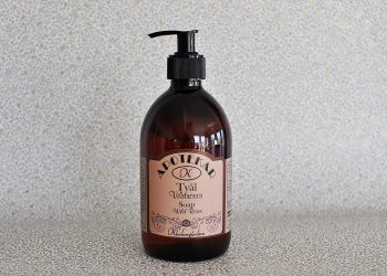 Ekologisk flytande tvål vildrosor | Klockargårdens | Willekulla Lantlig Inredning | framsida