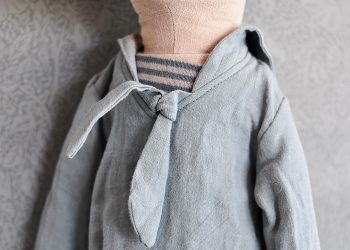 Prince Mega Mouse with Sailor Shirt | Maileg | Willekulla Country Style | Closeup