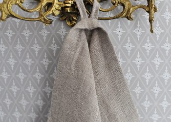 Linen Kitchen Towel Natural 70×45 cm | So Linen | Willekulla Country Style | Closeup