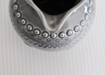 Grey Lemonade Pitcher 1.8 L ”Daisy” | PotteryJo | Willekulla Country Style | Above