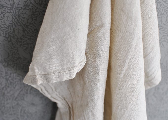 Tea Towel Cotton Taupe 50×70 cm | Ib Laursen | Willekulla Country Style | Side