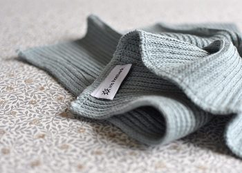 Disktrasa av lin och bomull | Iris Hantverk | Willekulla Lantlig Inredning | närbild