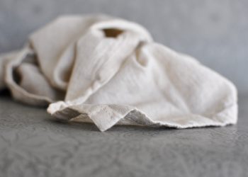 Tea Towel Cotton Taupe 50×70 cm | Ib Laursen | Willekulla Country Style | Closeup